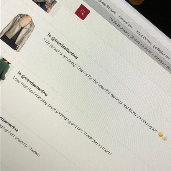 LAST 1! Bagatelle Metallic Faux leather Moto - Picture 6 of 6